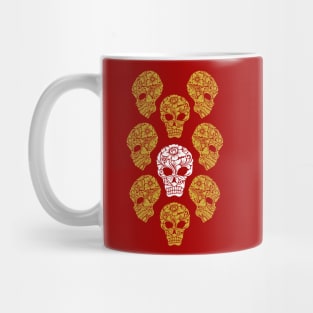 Nine Skull Pattern Mug